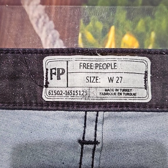 Free People Skinny High Waist Jeans Size 27 - Picture 4 of 7